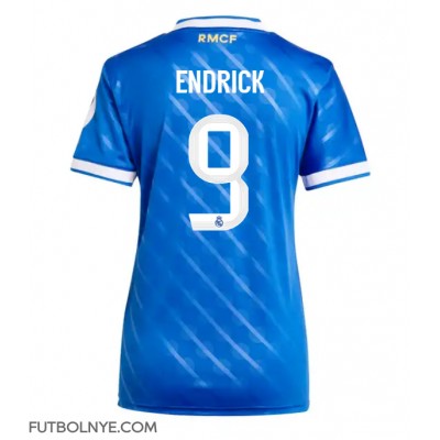 Camiseta Real Madrid Endrick #9 Tercera Equipación para mujer 2025-26 manga corta Camiseta Real Madrid Endrick #9 Tercera Equipación para mujer 2025-26 manga corta